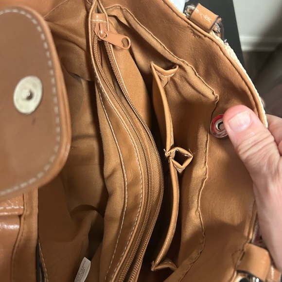 Rosetti Block Party Cancun Straw Handbag with Tropical Embroidery -Like New - Picture 14 of 15